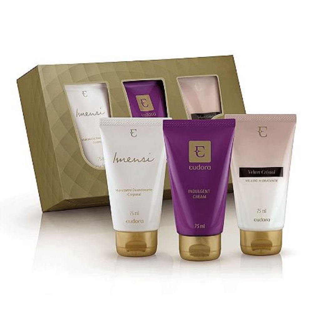 Loção Corporal Eudora Instance 3 Unidades 75ml