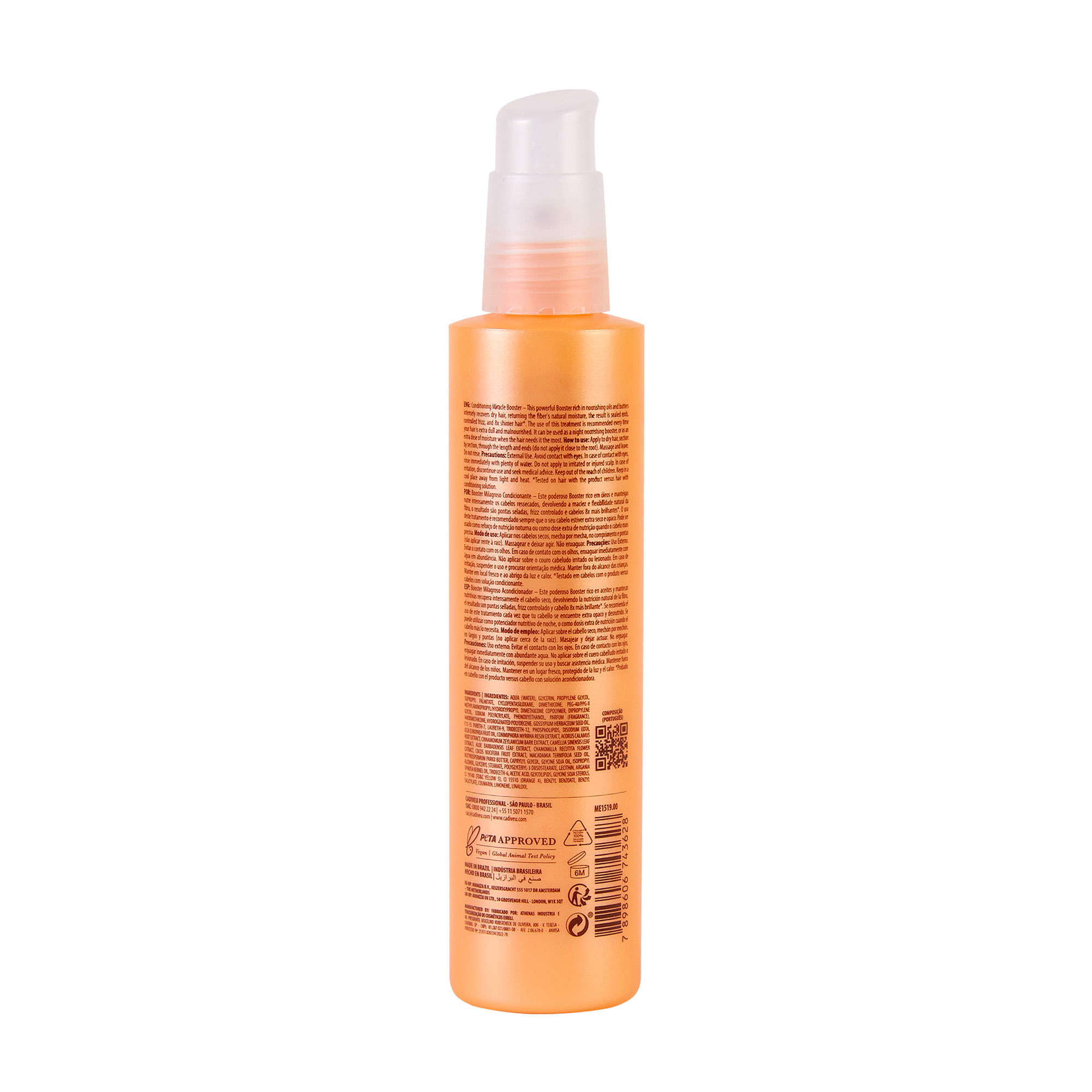 Pré-Shampoo Cadiveu Professional Nutri Glow Miracle Booster 200ml