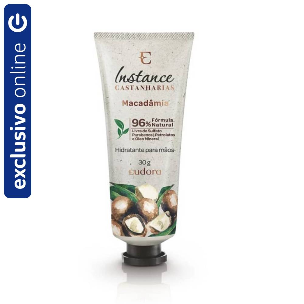 Creme Hidratante Para Mãos Eudora Instance Macadâmia 30g