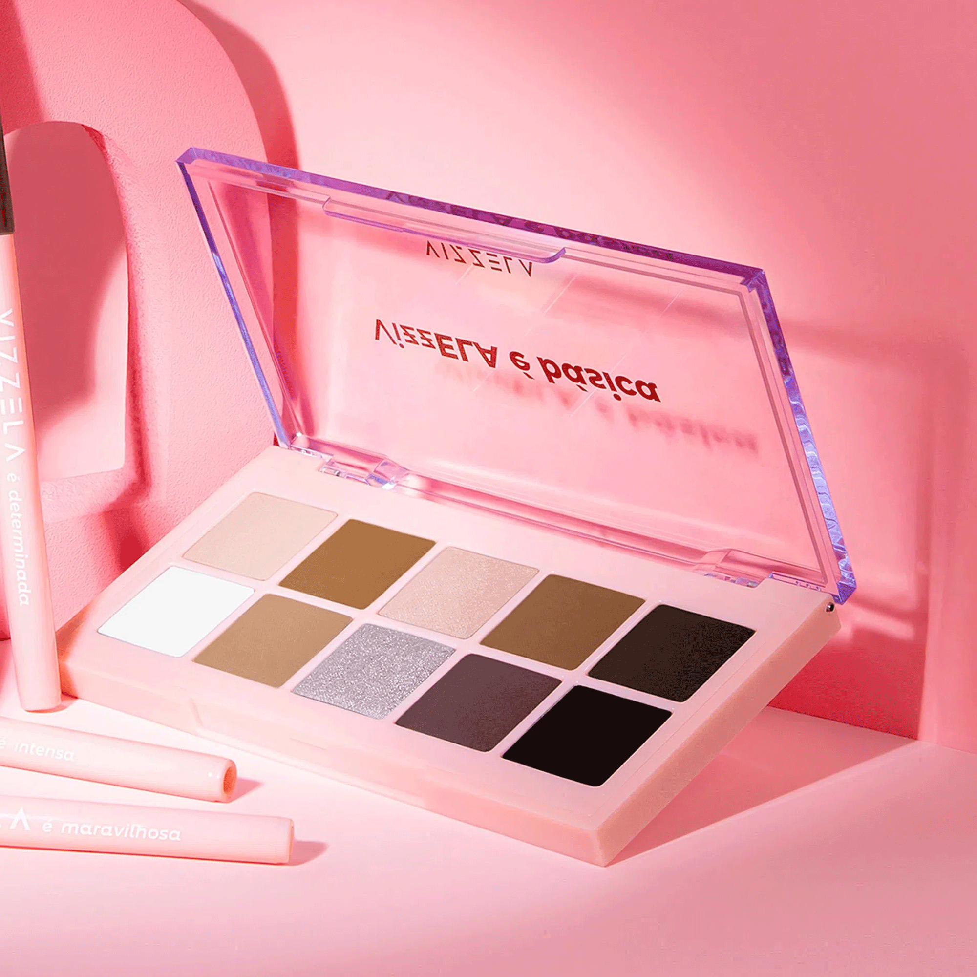 Paleta de Sombras Vizzela Ela é Básica