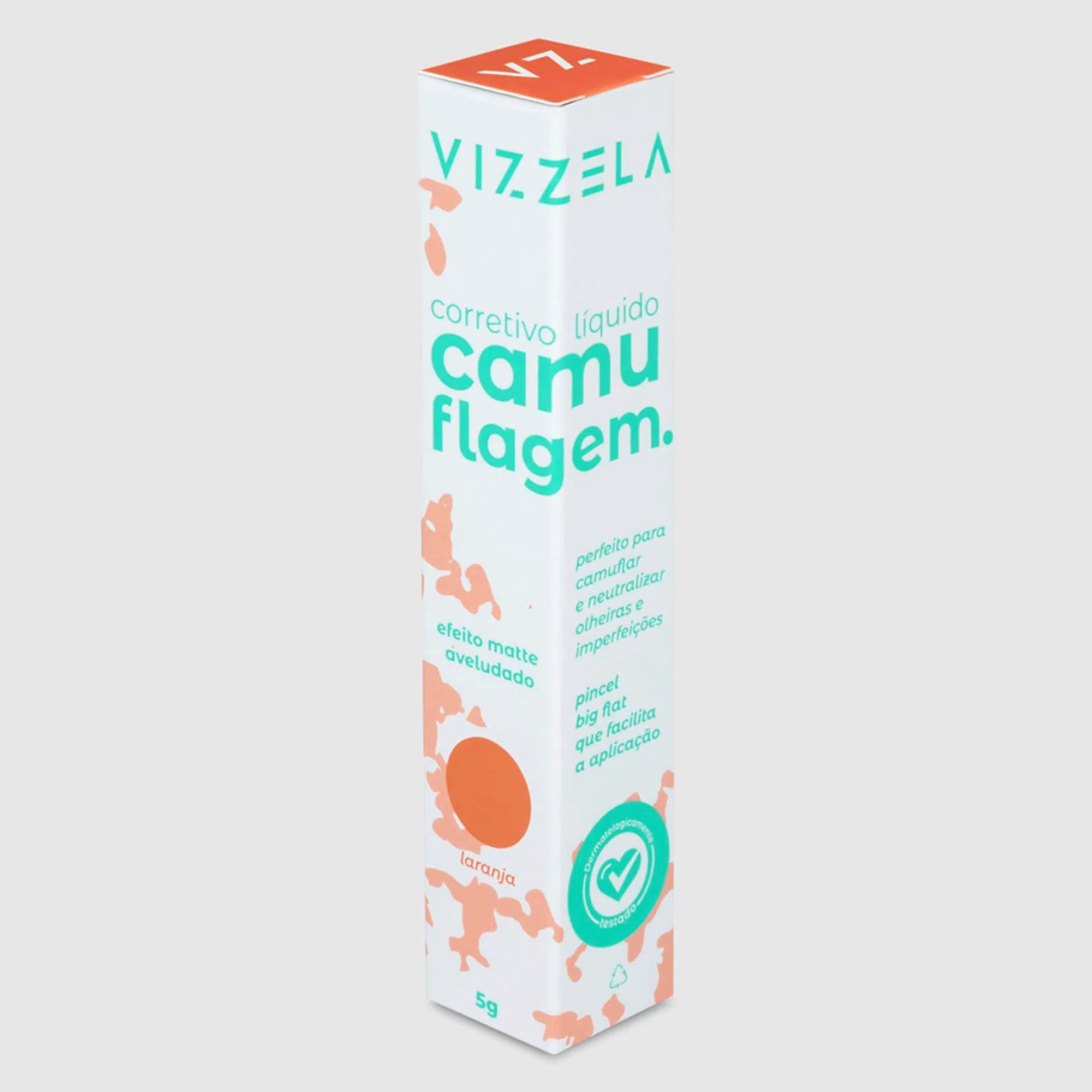 Corretivo Camuflagem Vizzela Laranja 7g