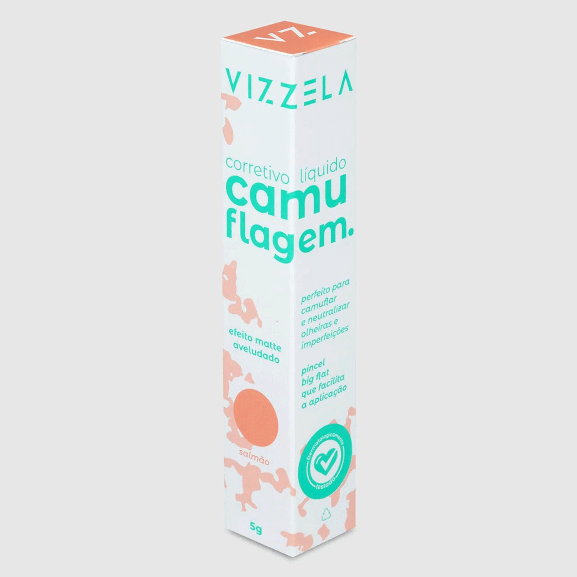 Corretivo Camuflagem Vizzela Salmão 7g