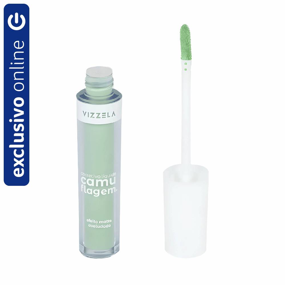 Corretivo Camuflagem Vizzela Verde 7g