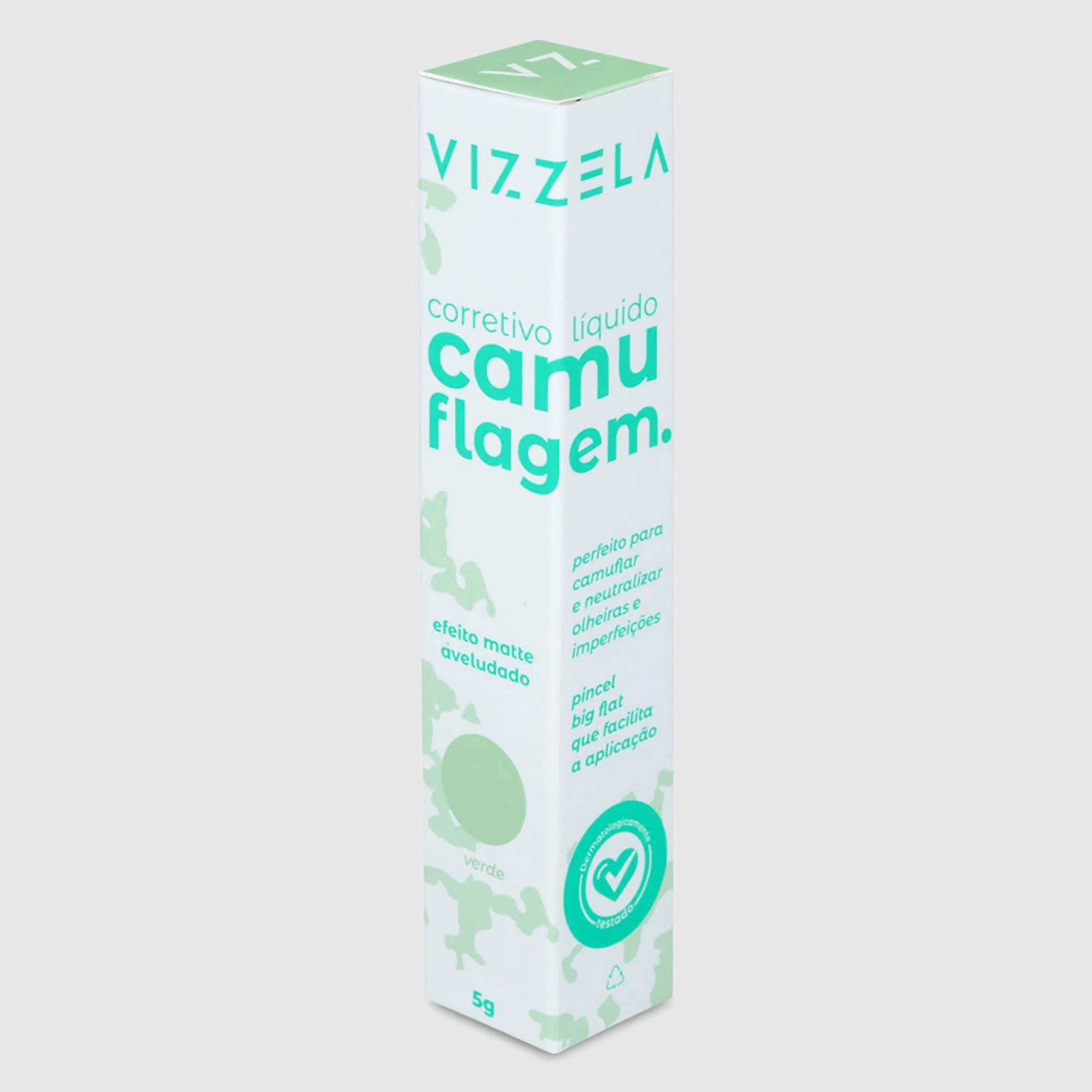 Corretivo Camuflagem Vizzela Verde 7g