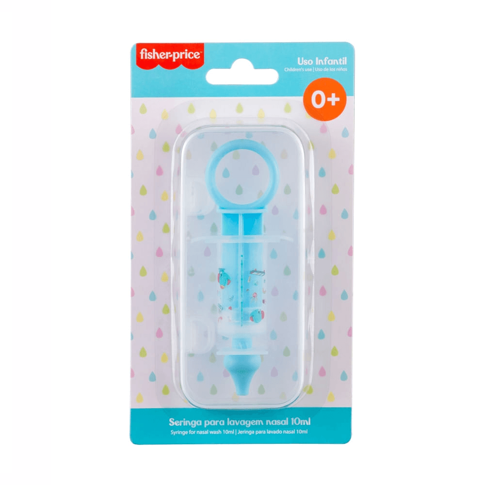 Seringa Nasal Infantil 10ml Azul Fisher Price HC397