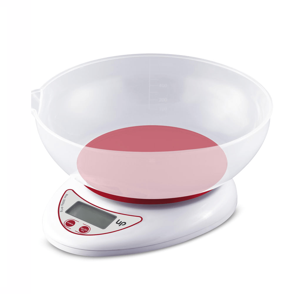 Balança De Cozinha Com Cuba 5Kg Branca Multilaser CE110