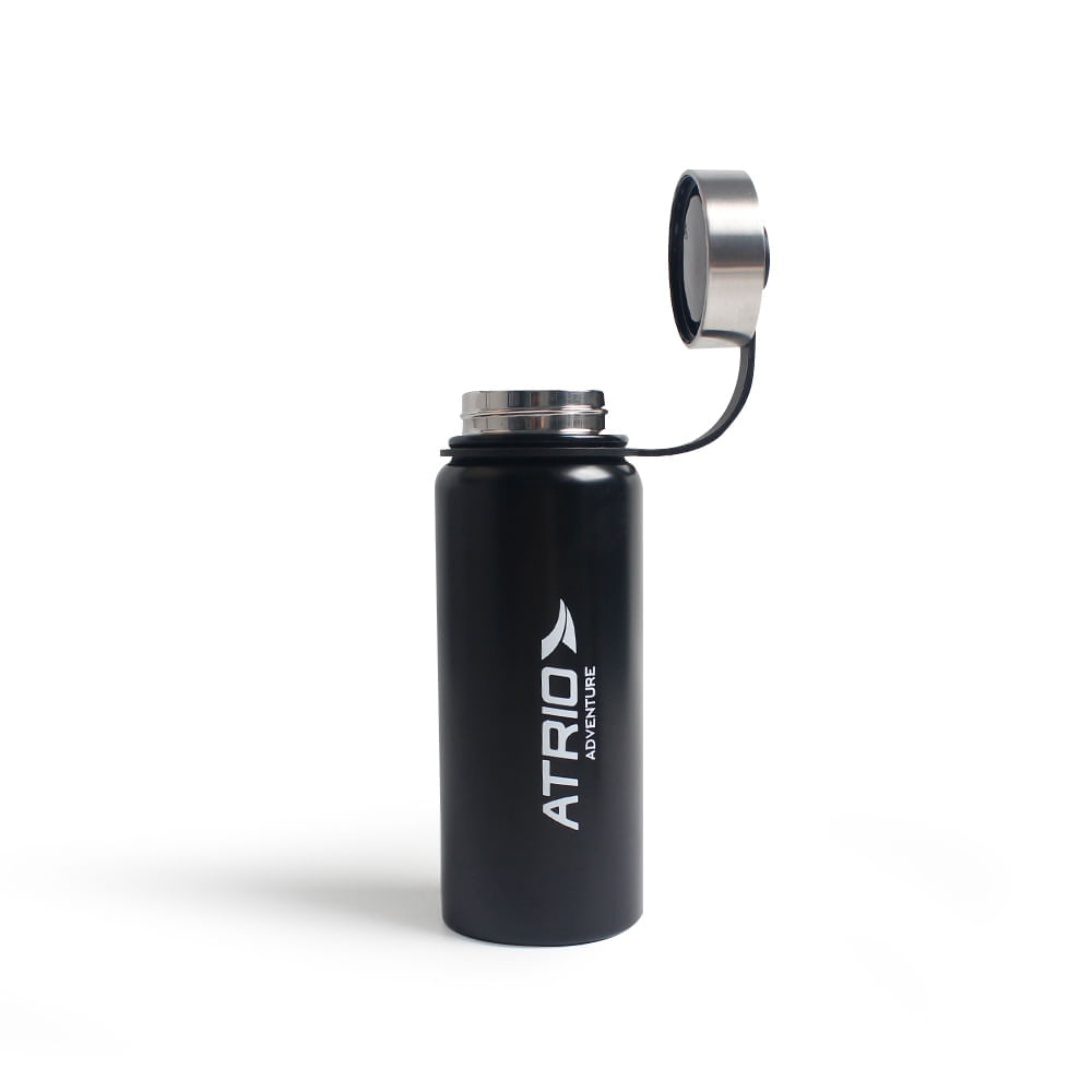 Garrafa Térmica Adventure 600ml Preto Atrio ES317