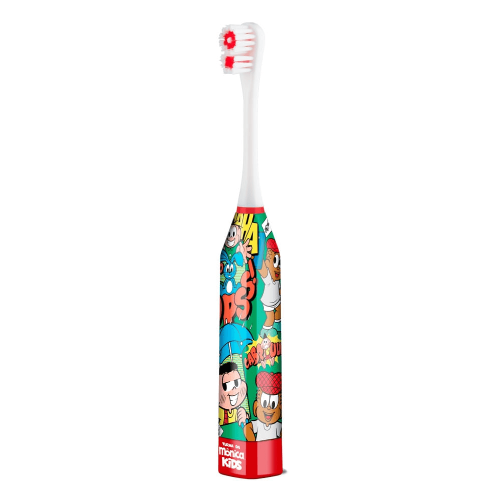 Escova Dental Elétrica Infantil Cebolinha Turma da Mônica Multi HC271