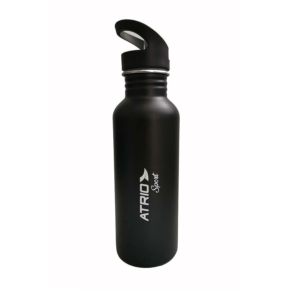 Garrafa Sport de Alumínio Preto 600ml Atrio ES313