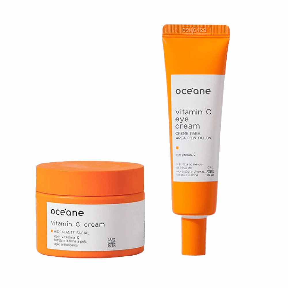 Kit Hidratação Vitamina C Olhos e Rosto (2 Produtos)