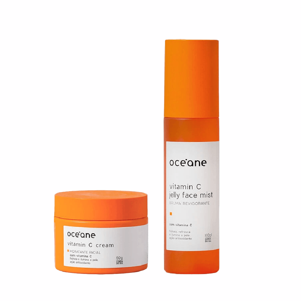 Kit Básico Bruma Hidratante Vitamina C (2 Produtos)