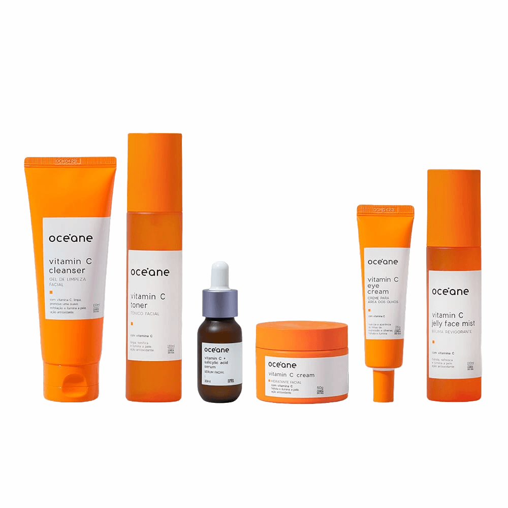 Kit Rotina Completa Vitamina C + Ácido Salicílico (6 Produtos)