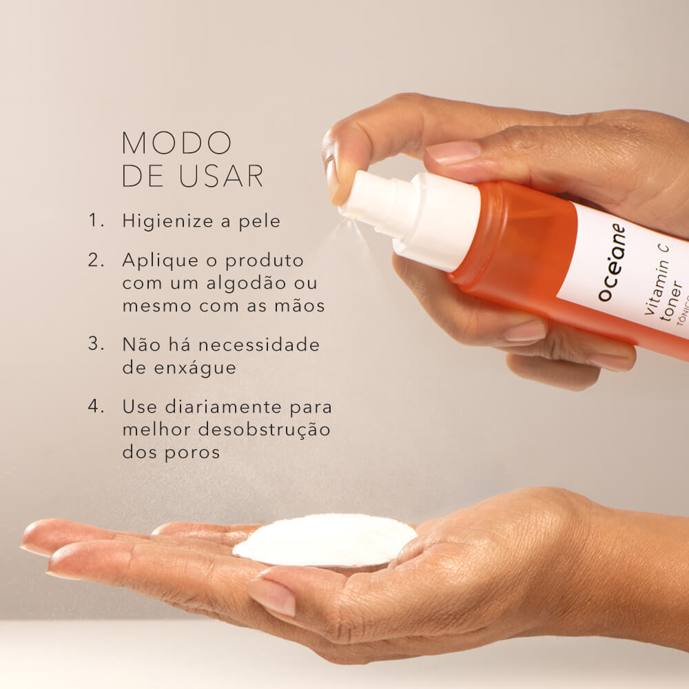 Tônico Facial com Vitamina C Vitamin C Toner 120ml
