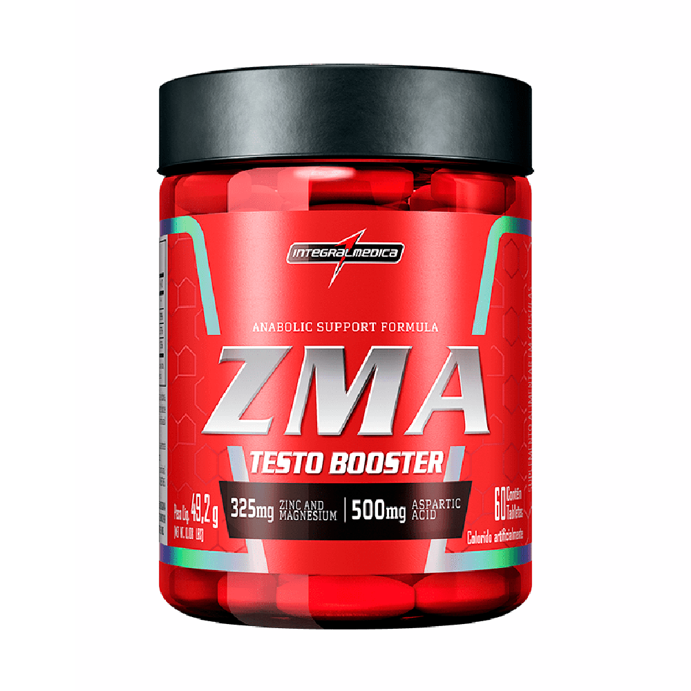 Suplemento Alimentar ZMA Testo Booster Integralmédica 60 Cápsulas