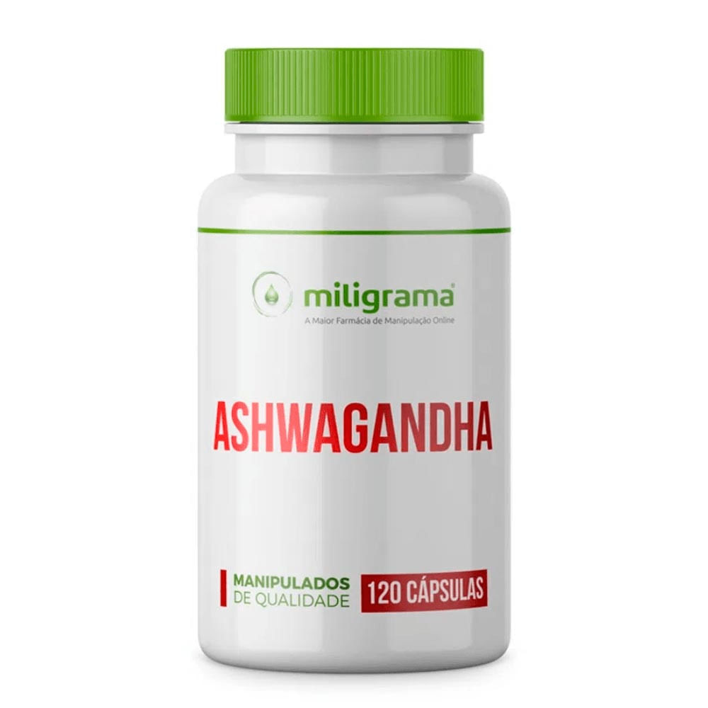 Ashwagandha 500mg Miligrama com 120 Cápsulas