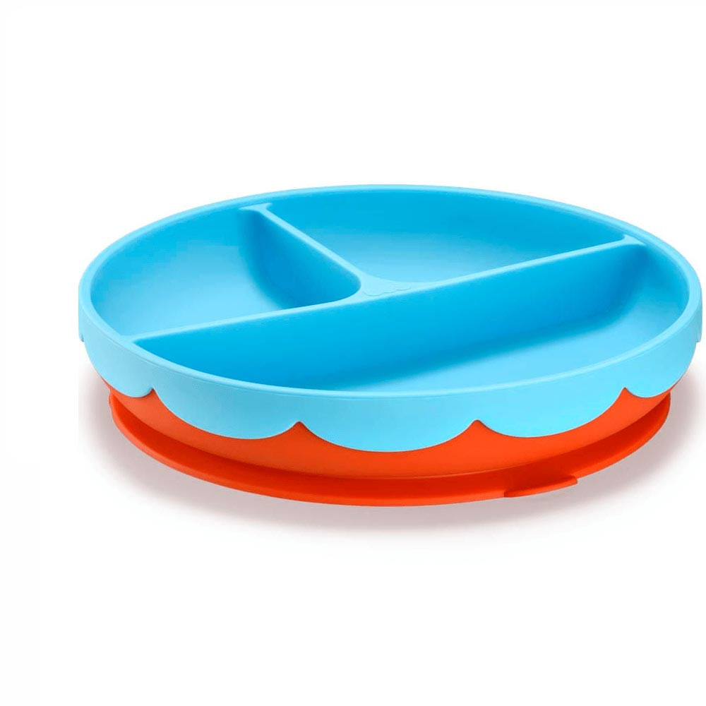 Prato de Silicone com Ventosa Fisher Price Azul