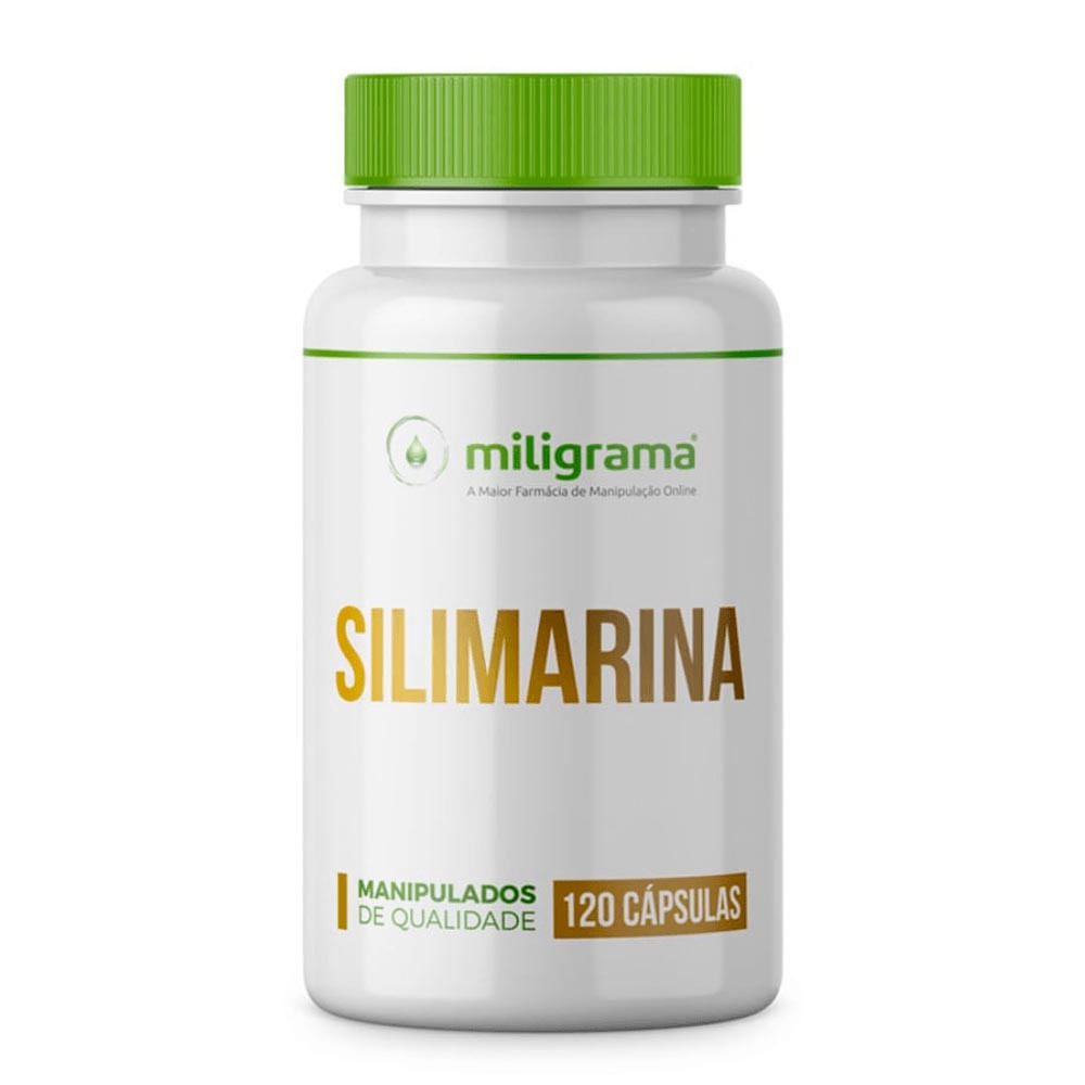 Silimarina 200mg Miligrama com 120 Cápsulas