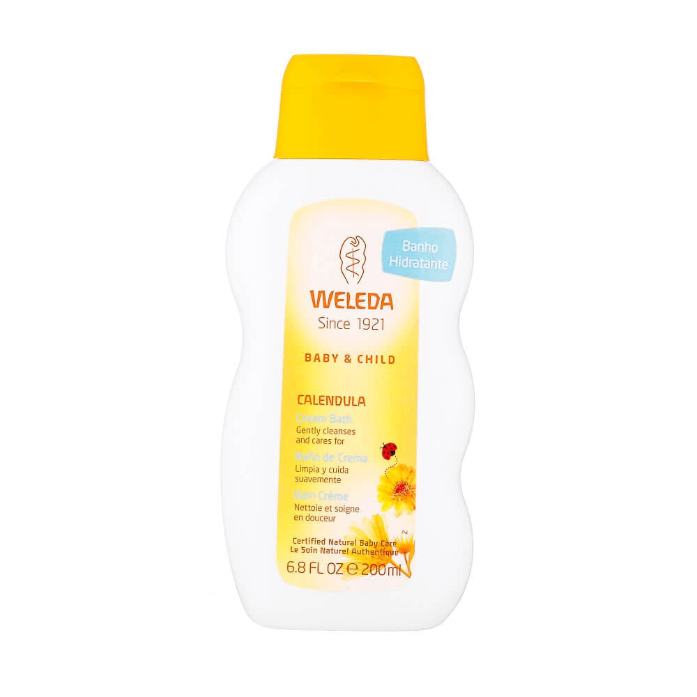 Banho Hidratante Weleda Natural De Calêndula 200Ml