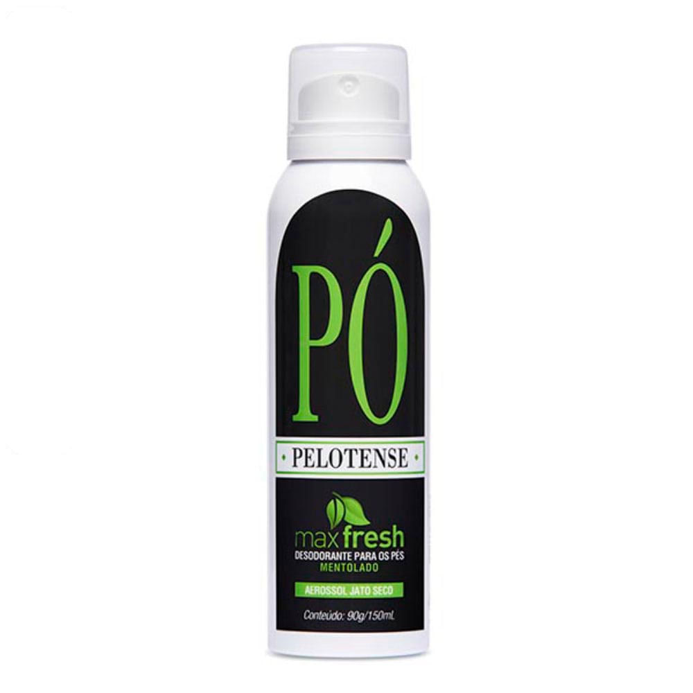 Talco Em Aerossol Pédico Pó Pelotense Mentolado 90g/150 Ml