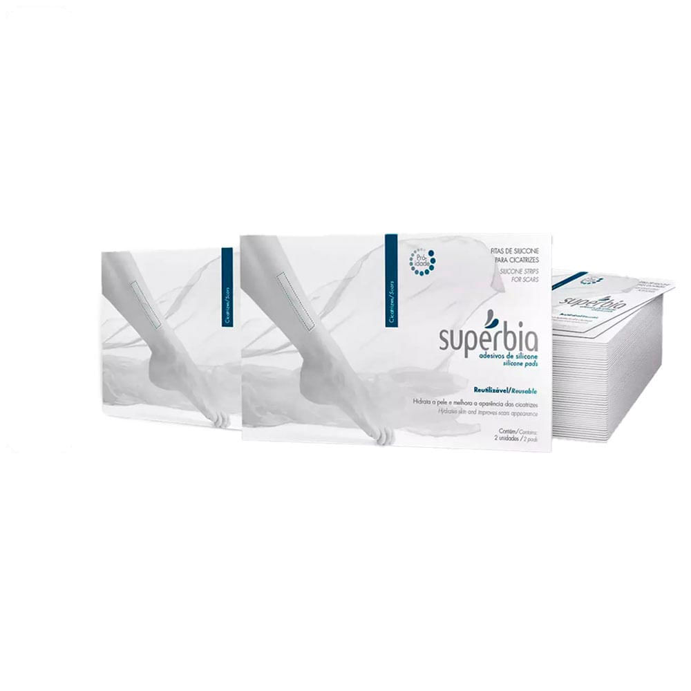 Kit Fitas de Silicone para Cicatriz Supérbia