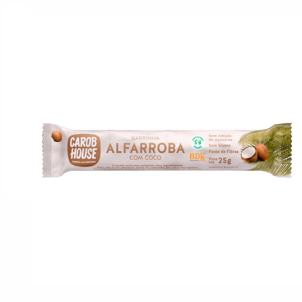 Barra Alfarroba Coco Carob House 25g