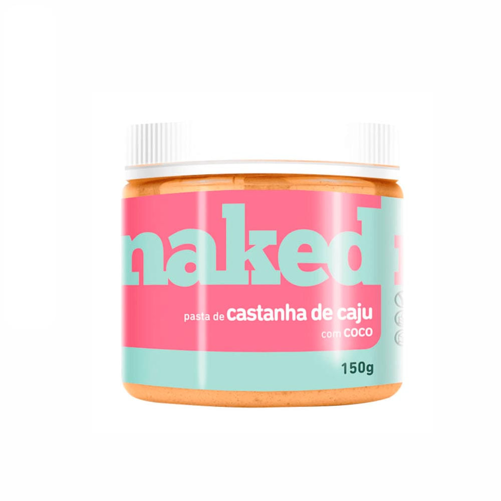 Pasta de Castanha De Caju Com Coco Naked Nuts 150g