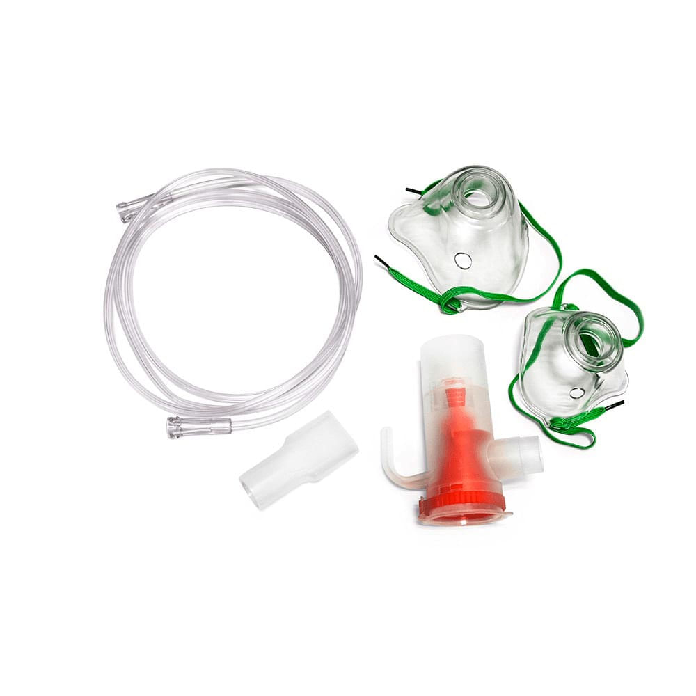 Kit para Inalador com Máscara Bucal + Tubo Transparente Multi Saúde HC159