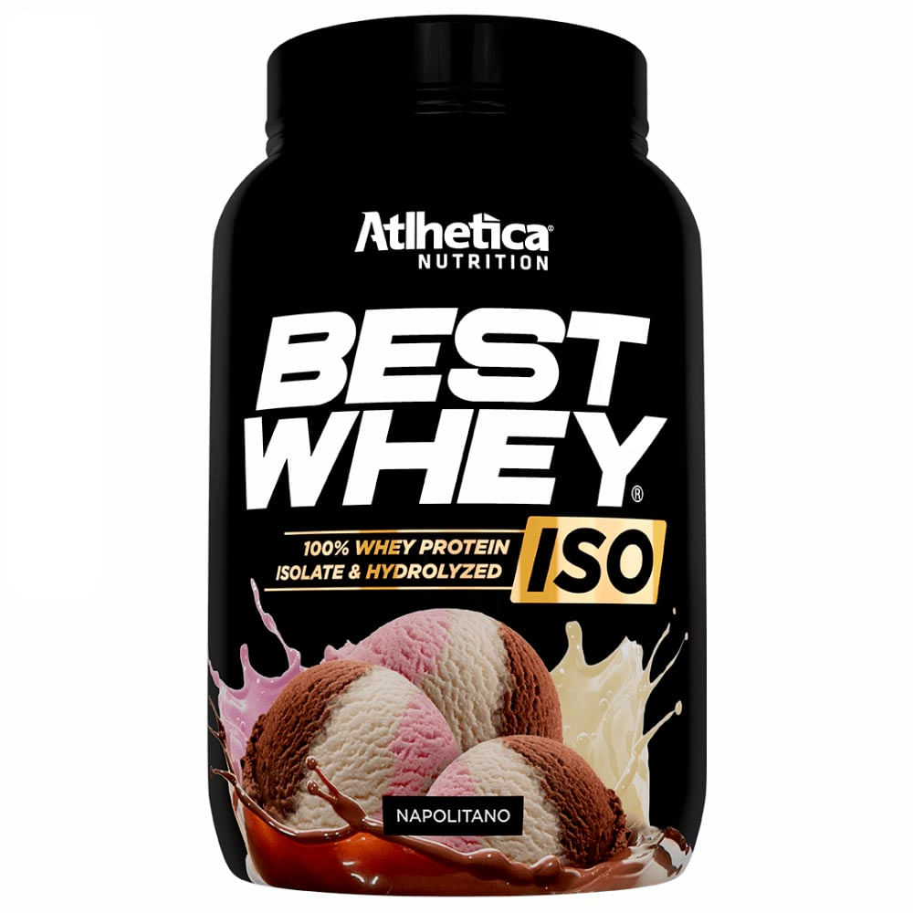 Best Whey Iso Protein Napolitano Atlhetica Nutrition 900g