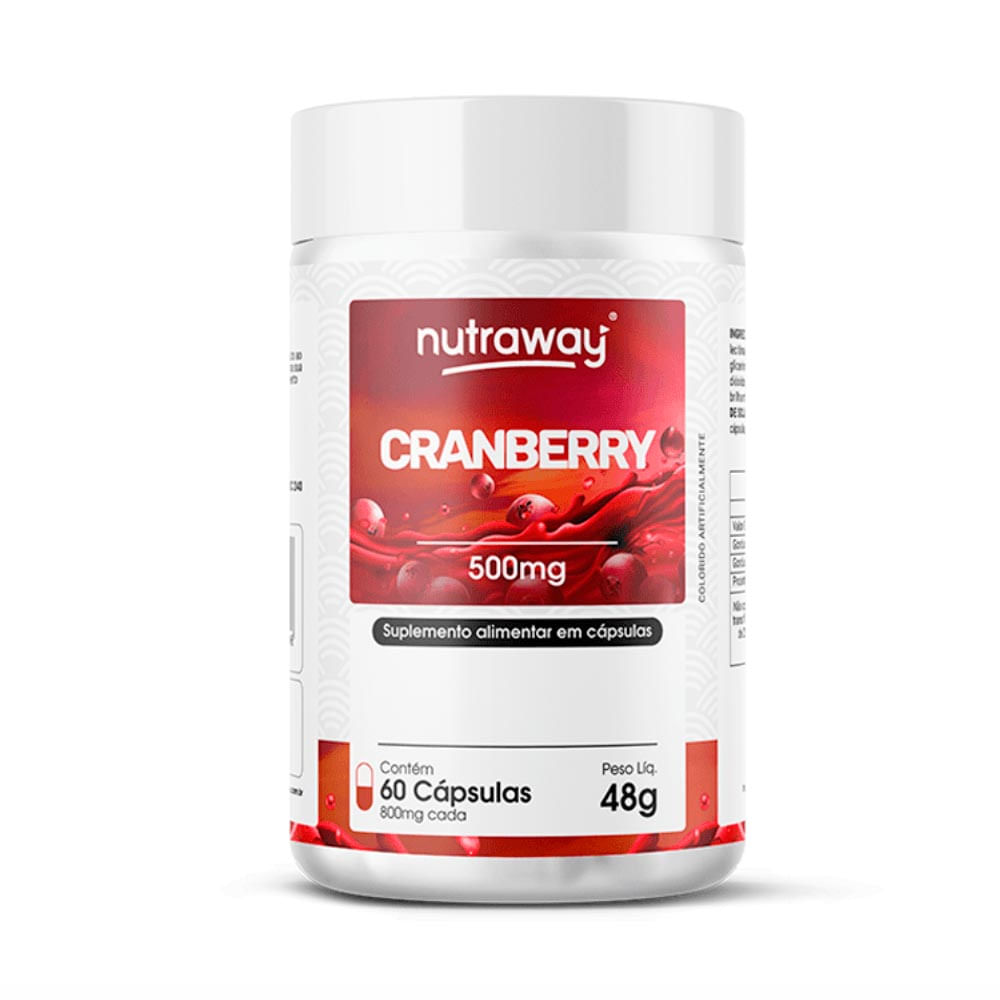 Cranberry Nutraway 500Mg 60 Cápsulas - PanVel Farmácias