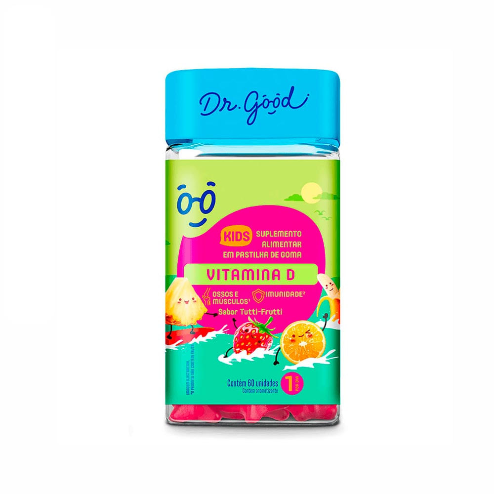 Vitamina D Kids Dr Good Tutti Fruitti 60 Gomas