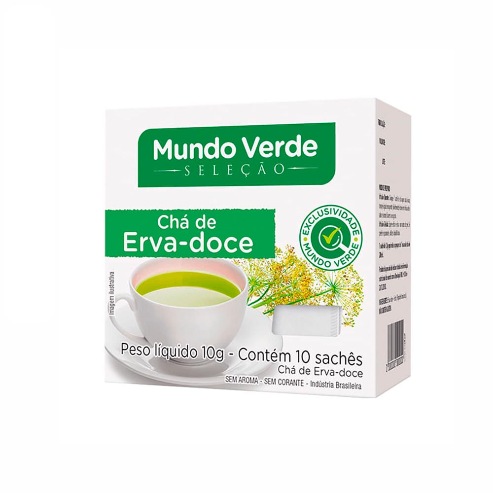 Chá Erva Doce Mundo Verde Seleção 10G 10 Sachês