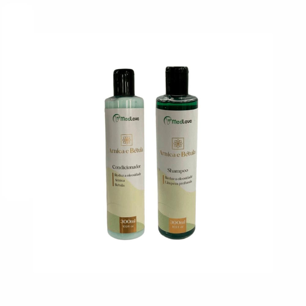 Kit Shampoo + Condicionador de Arnica e Bétula 300ml MedLeve