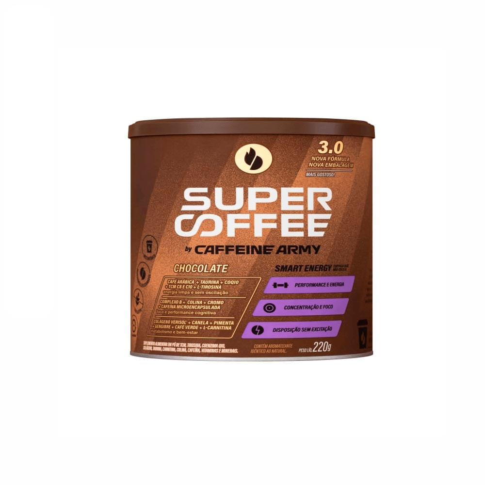 Supercoffee 3.0 Chocolate 220g Caffeine Army