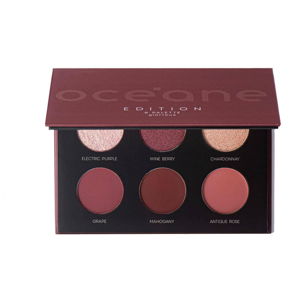 Paleta De Sombras Nude 6 Eyeshadow Palette Glorious Océane Edition 7,8g