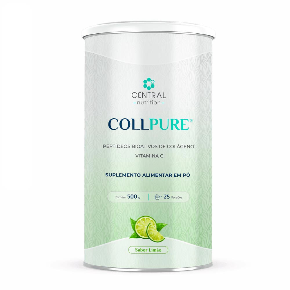 CollPure Sabor Limão Central Nutrition 500g