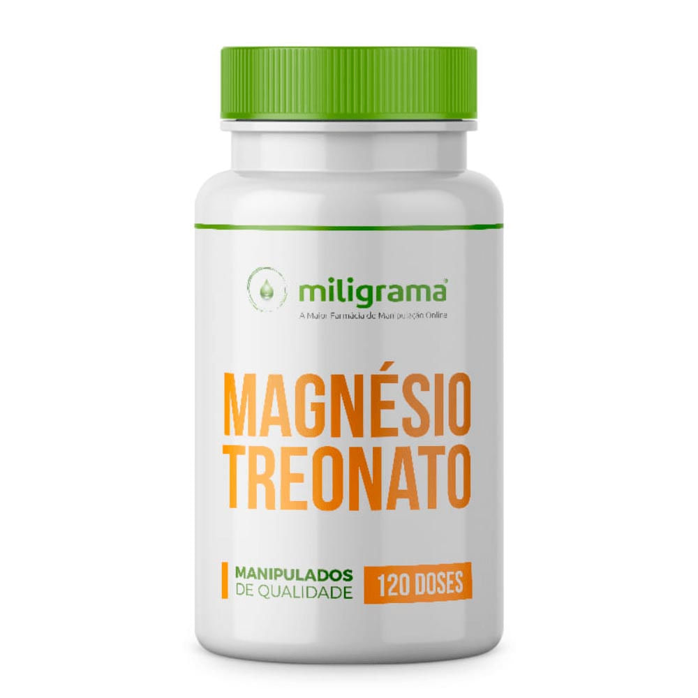 Magnésio Treonato 300mg Miligrama com 120 Doses