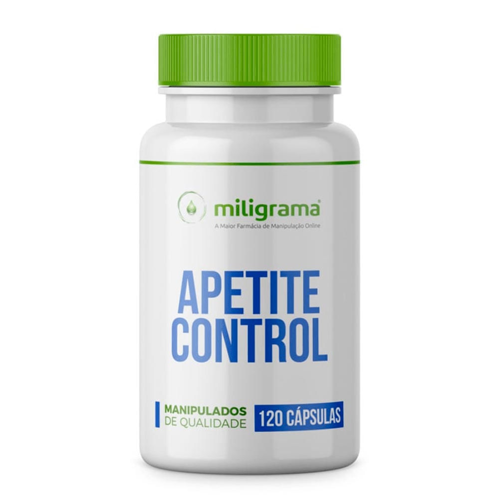 Apetite Control Faseolamina + Picolinato de Cromo + Vanádio Miligrama com 120 Cápsulas
