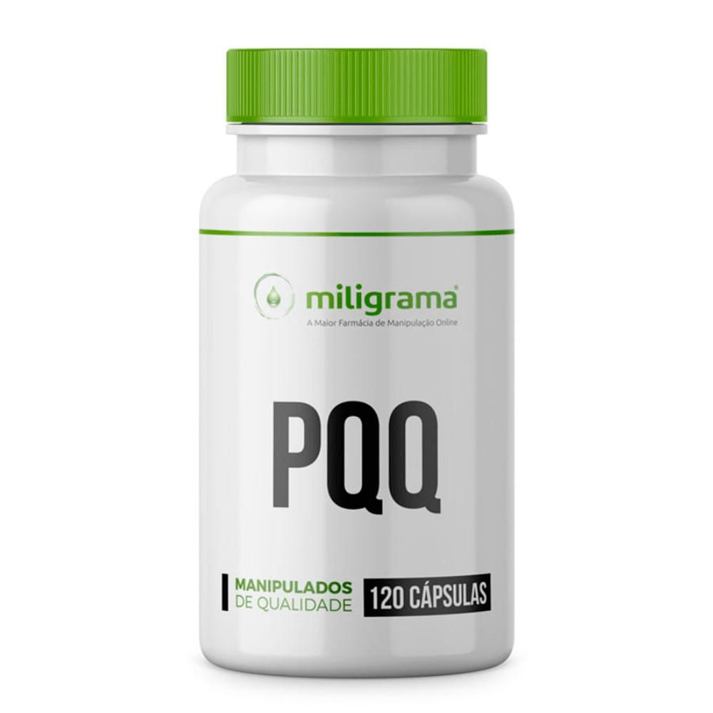 PQQ 10mg Miligrama com 120 Cápsulas