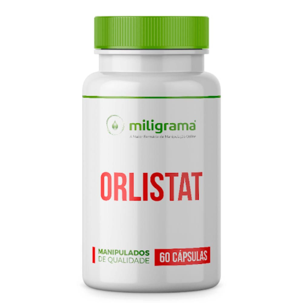 Orlistate 120mg Miligrama com 60 cápsulas