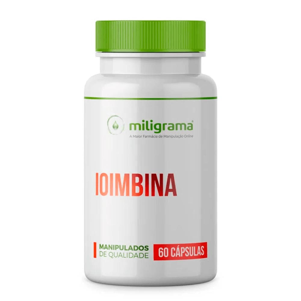 Ioimbina 3mg Miligrama com 60 Cápsulas