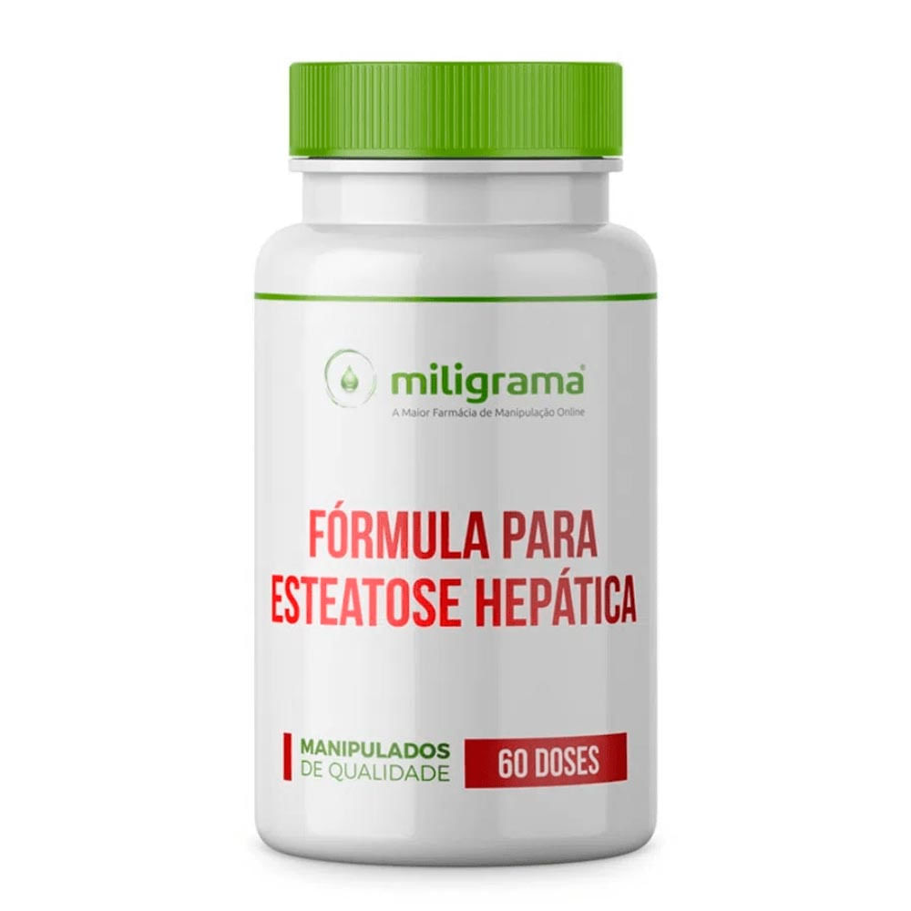 Fórmula para Esteatose Hepática Miligrama com 60 Doses