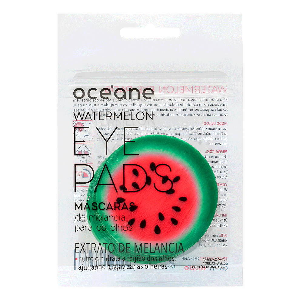 Máscara para os Olhos  Océane Eye Pads 10 unidades Watermelon