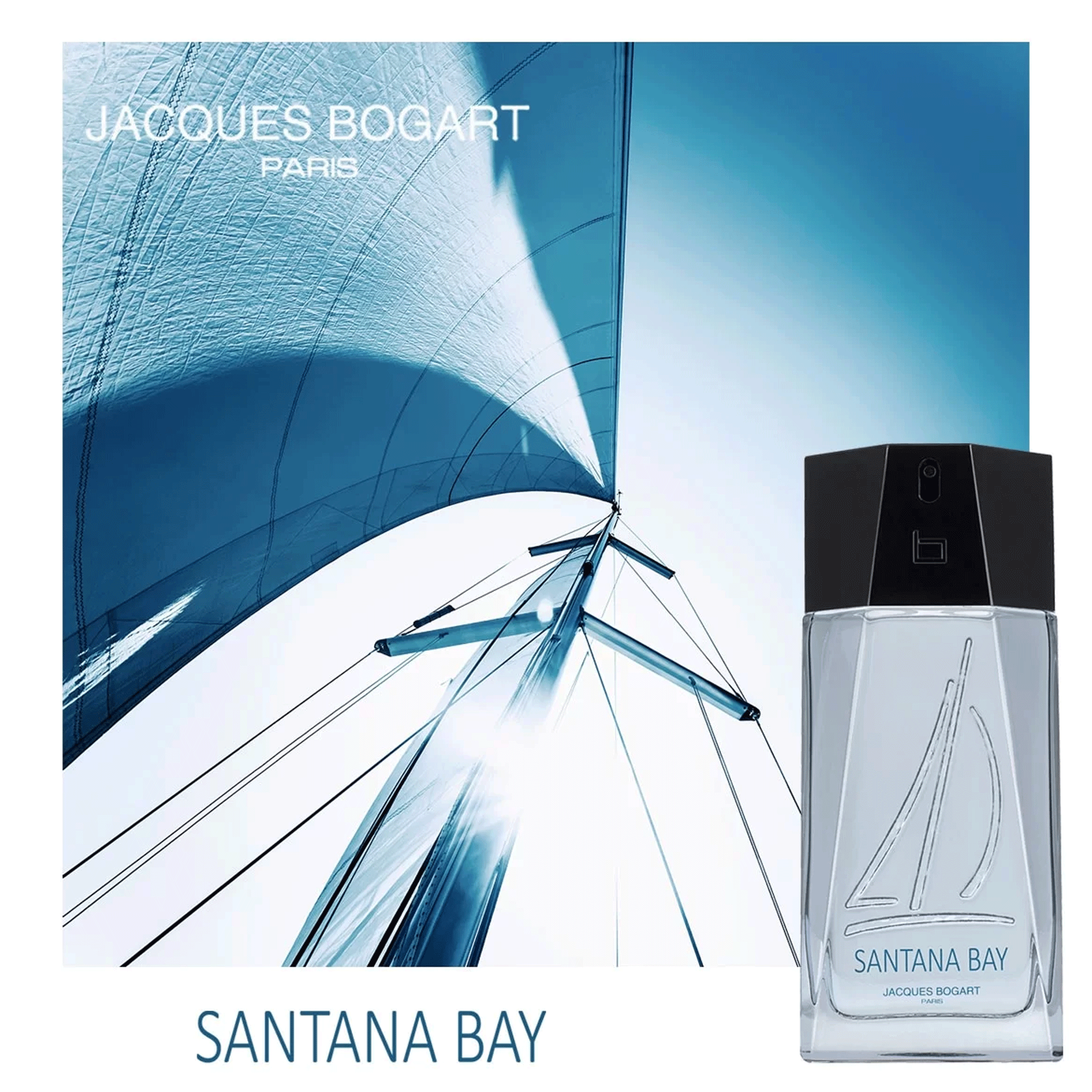 Perfume Masculino Jacques Bogart Paris Santana Bay Eau de Toilette 100ml