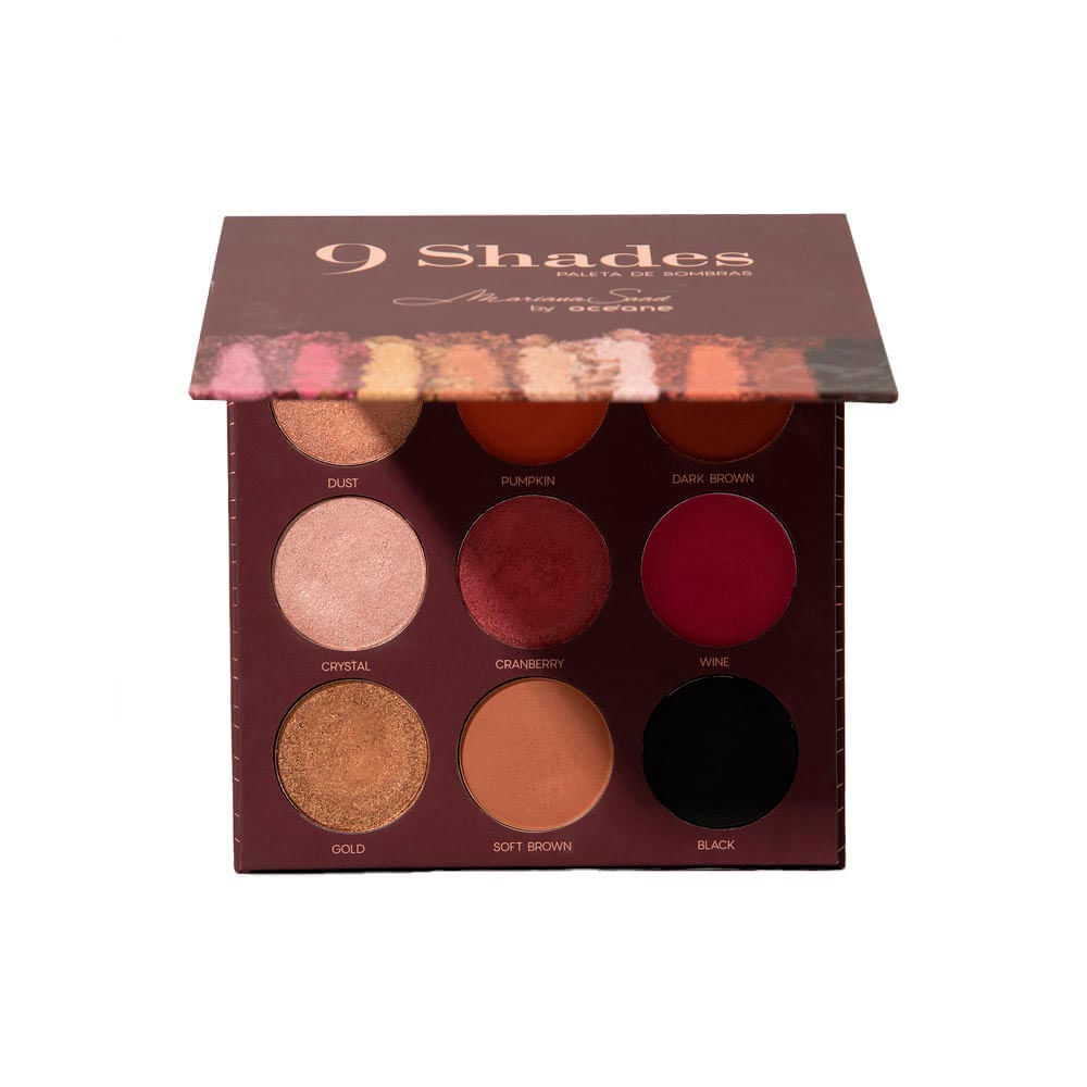 Paleta de Sombras Mariana Saad By Océane - 9 Shades 30,6g.