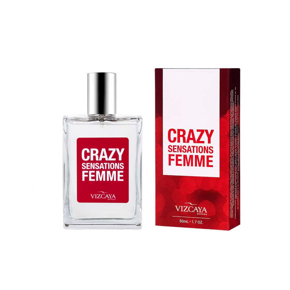 Perfume Fragrância Crazy Sensations Femme 50ml