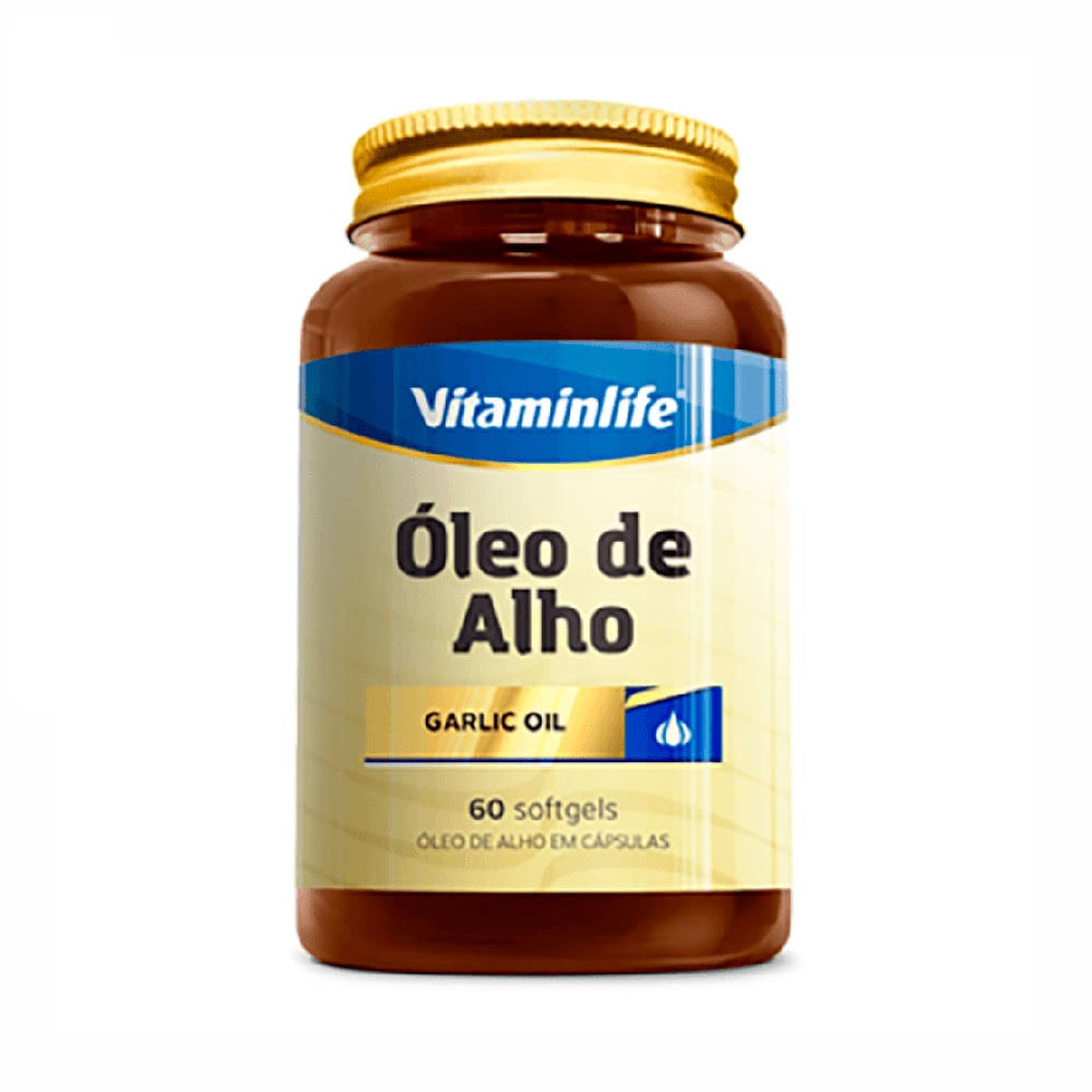 Óleo de Alho Vitaminlife 250mg 60 cápsulas