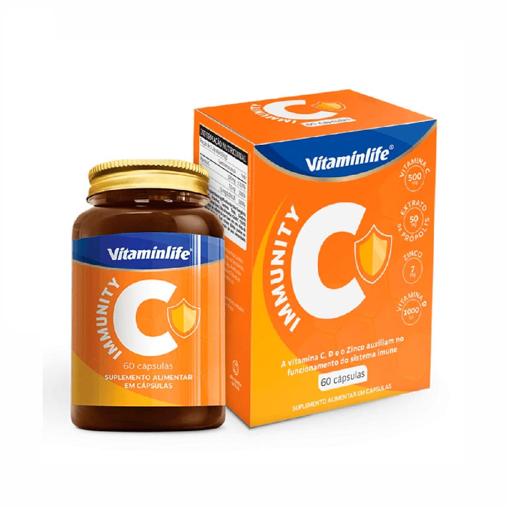 Immunity C Vitaminlife 60 cápsulas