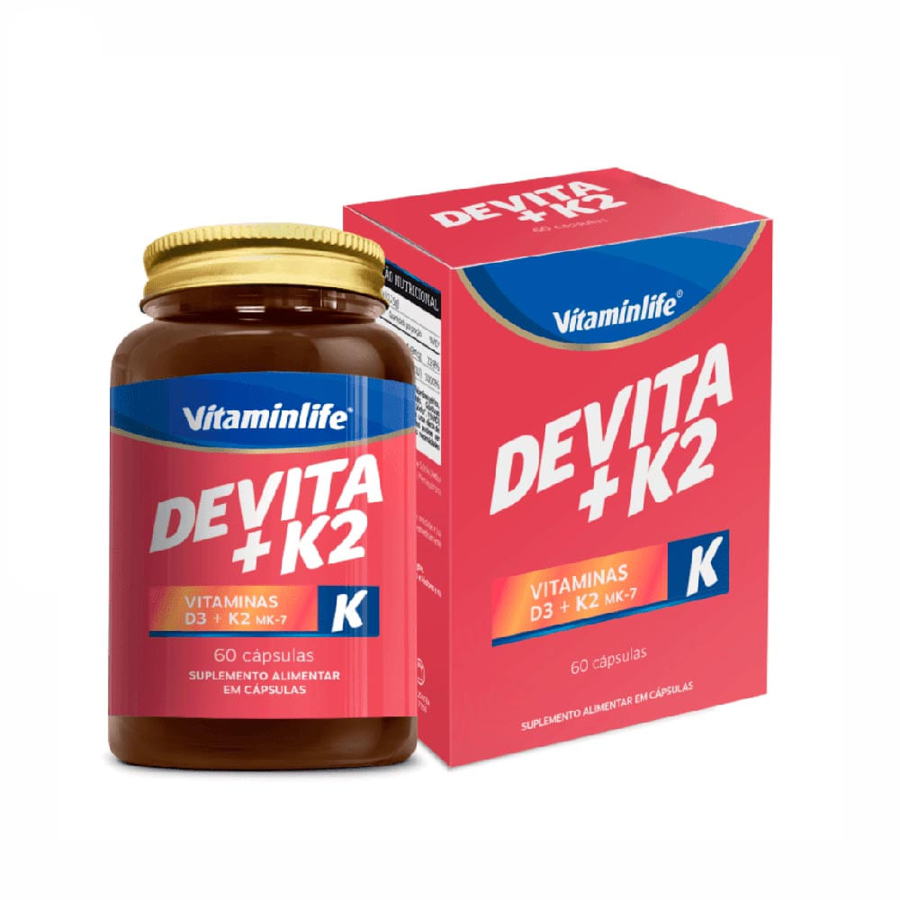 Devita + K2 Vitaminlife 60 cápsulas