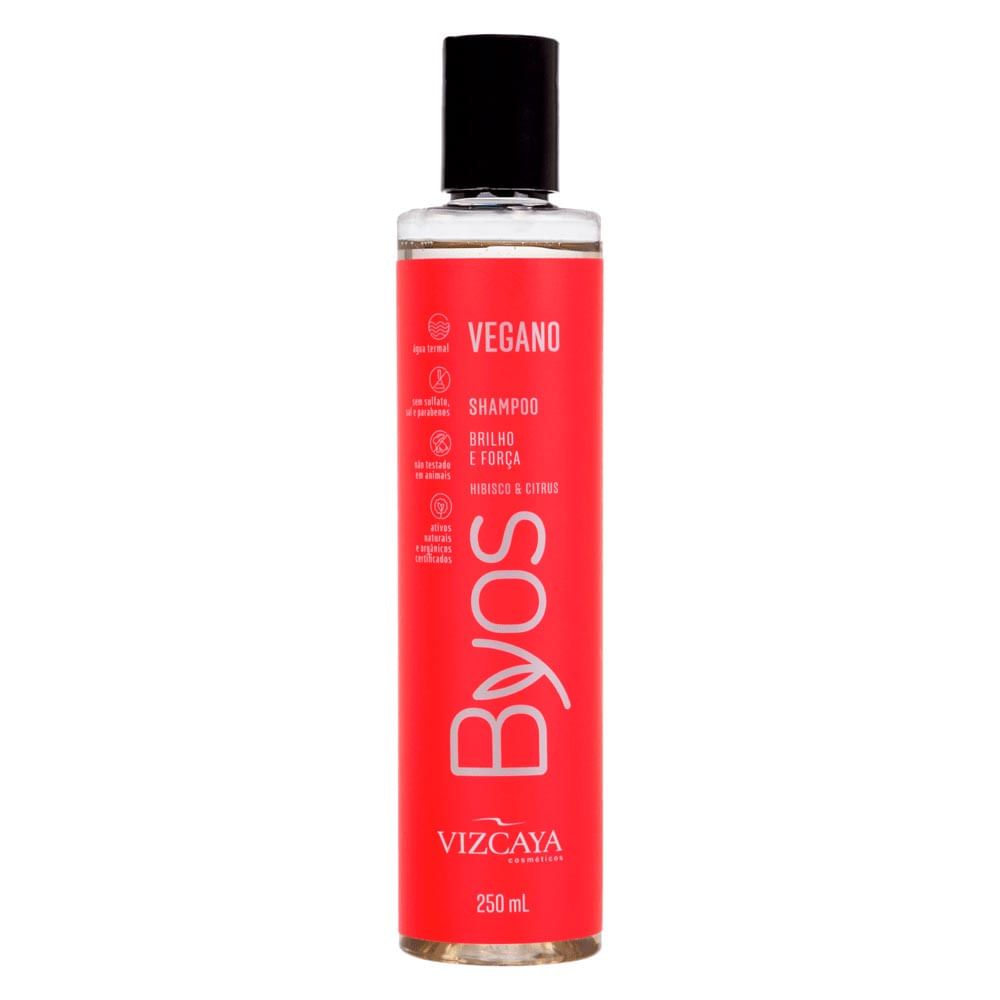Shampoo Vizcaya Byos Brilho e Força 250ml