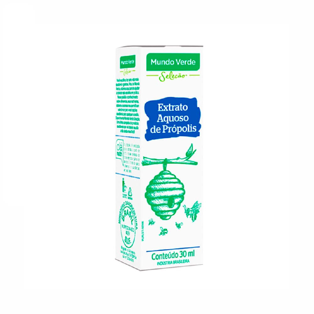 Extrato Própolis Verde Aquoso Mundo Verde Seleção 30ml